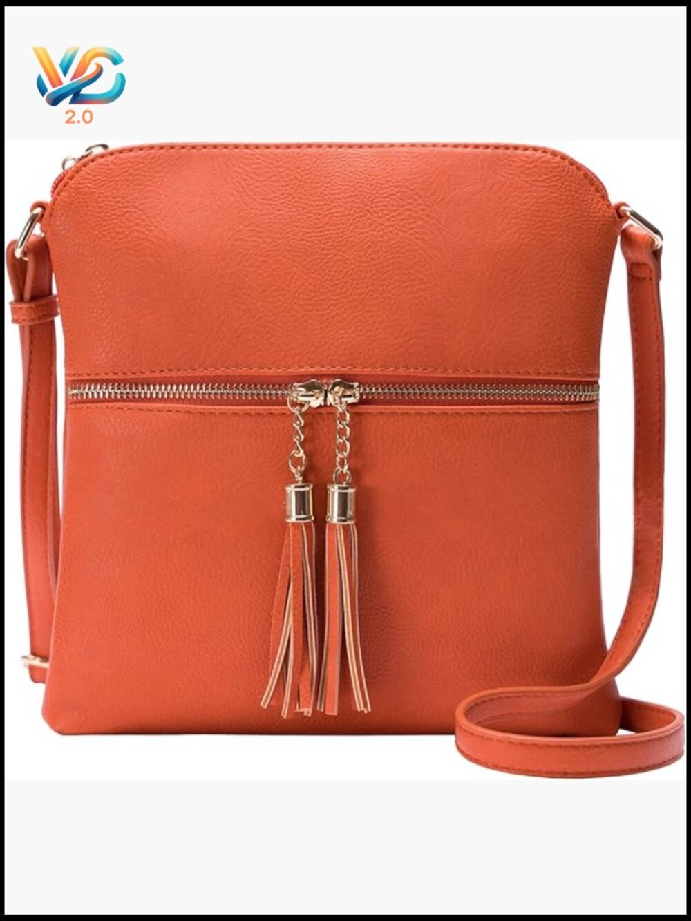 Lightweight Medium Crossbody Purse with Tassel Perfect Daily Travel Bag